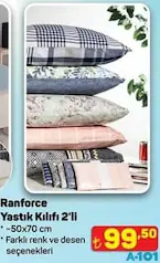 RANFORCE YASTIK KILIFI 2'Lİ 50X70 CM